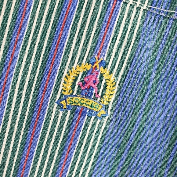 Vtg McIntosh Seymoor Shirt Mens L Button Down Multicolor Striped Pockets Cotton - Picture 8 of 14